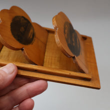 Load image into Gallery viewer, Antique 19th Century Victorian MAUCHLINE Ware Rarer Wall Mounting Letter Rack. Comrie and Strathearn Images
