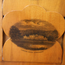 Load image into Gallery viewer, Antique 19th Century Victorian MAUCHLINE Ware Rarer Wall Mounting Letter Rack. Comrie and Strathearn Images
