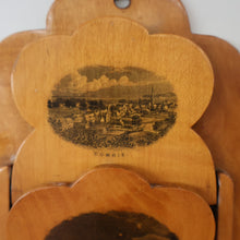 Load image into Gallery viewer, Antique 19th Century Victorian MAUCHLINE Ware Rarer Wall Mounting Letter Rack. Comrie and Strathearn Images
