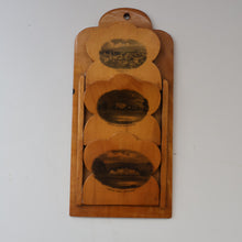 Load image into Gallery viewer, Antique 19th Century Victorian MAUCHLINE Ware Rarer Wall Mounting Letter Rack. Comrie and Strathearn Images
