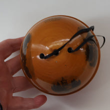 Load image into Gallery viewer, Antique 19th Century MAUCHLINE Ware String Box or Ball (with applied feet). ROBERT BURNS Interest

