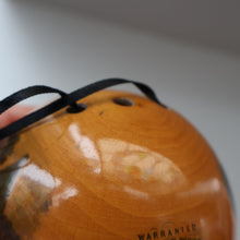 Load image into Gallery viewer, Antique 19th Century MAUCHLINE Ware String Box or Ball (with applied feet). ROBERT BURNS Interest

