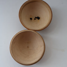Load image into Gallery viewer, Antique 19th Century MAUCHLINE Ware String Box or Ball (with applied feet). ROBERT BURNS Interest
