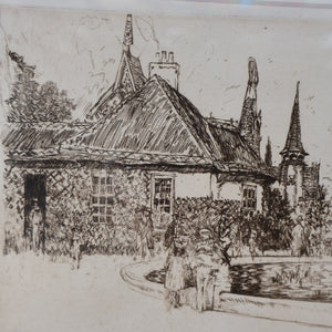 SCOTTISH ART. Sir Muirhead Bone (1876 - 1953). Glasgow International Exhibition 1901. Ireland and Russia. Signed in the plate