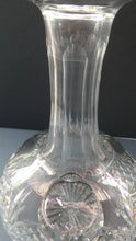 Load image into Gallery viewer, EDINBURGH CRYSTAL. Vintage 1950s Genie Bottle Shape Whisky Decanter 12 inches
