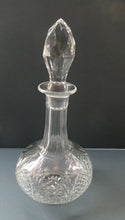 Load image into Gallery viewer, EDINBURGH CRYSTAL. Vintage 1950s Genie Bottle Shape Whisky Decanter 12 inches
