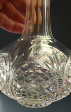 Load image into Gallery viewer, EDINBURGH CRYSTAL. Vintage 1950s Genie Bottle Shape Whisky Decanter 12 inches
