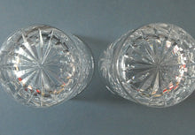 Load image into Gallery viewer, Vintage Edinburgh Crystal Pair of Large Old Fashioned Tumblers. Height: 3 1/2 inches
