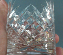 Load image into Gallery viewer, Vintage Edinburgh Crystal Pair of Large Old Fashioned Tumblers. Height: 3 1/2 inches
