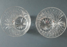 Load image into Gallery viewer, Vintage Edinburgh Crystal Pair of Large Old Fashioned Tumblers. Height: 3 1/2 inches
