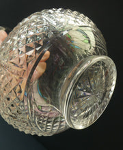 Load image into Gallery viewer, EDINBURGH CRYSTAL. Vintage 1950s Genie Bottle Shape Whisky Decanter 12 inches
