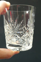 Load image into Gallery viewer, Vintage Edinburgh Crystal Pair of Large Old Fashioned Tumblers. Height: 3 1/2 inches
