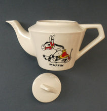Load image into Gallery viewer, Vintage 1940s / Early 1950s MUFFIN THE MULE Chad Valley Nursery Miniature Teaset
