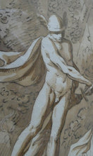 Load image into Gallery viewer, 18th Century European School Pen and Ink Mercury and Argus
