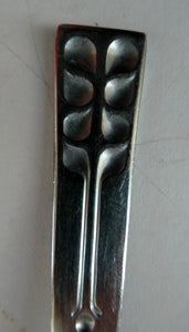 Vintage 1970s Stainless Steel SPANISH Cutlery by Ribera. Eight Dessert Spoons and One Large Serving Spoon Media 1 of 12