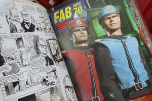 JOB LOT. Huge Collection of GERRY ANDERSON FAB Fan Club Magazine in Red Binders