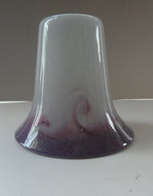 Load image into Gallery viewer, Scottlsh Vase. 1950s Trumpet Shape Vase. VASART GLASS Signed
