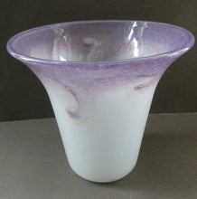 Load image into Gallery viewer, Scottlsh Vase. 1950s Trumpet Shape Vase. VASART GLASS Signed

