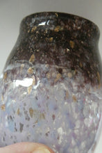 Load image into Gallery viewer, 1930s Monart Glass Vase with Gold Aventurine Flakes
