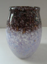 Load image into Gallery viewer, 1930s Monart Glass Vase with Gold Aventurine Flakes
