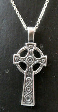 Load image into Gallery viewer, Vintage 1990s Hallmarked Silver Iona Cross Pendant
