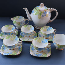 Load image into Gallery viewer, 1930s PARAGON Star Mark Bone China Teaset. Honesty Pattern with Aztec Shape. All Excellent Condition
