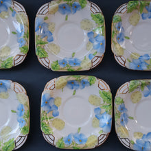 Load image into Gallery viewer, 1930s PARAGON Star Mark Bone China Teaset. Honesty Pattern with Aztec Shape. All Excellent Condition
