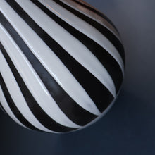 Load image into Gallery viewer, Large 1950s WEST GERMAN Black and White Striped Pitcher Vase by Liesel Spornhayer for Schlossberg
