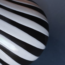 Load image into Gallery viewer, Large 1950s WEST GERMAN Black and White Striped Pitcher Vase by Liesel Spornhayer for Schlossberg
