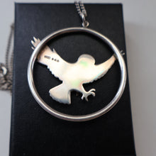 Load image into Gallery viewer, SHETLAND SILVER. Vintage LARGE Hallmarked Brooch by James Kerr of Lerwick. Shetland. Owl Design
