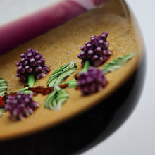 Load image into Gallery viewer, Vintage LIMITED EDITION 1990 Caithness Glass Paperweight. Entitled "Blackberries and Ladybird" by William Manson
