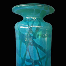 Load image into Gallery viewer, Vintage 1970s MDINA Maltese Glass "Ming Pattern" Slim Bottle Vase. Height 8 3/4 inches

