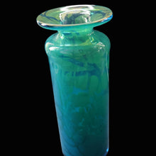 Load image into Gallery viewer, Vintage 1970s MDINA Maltese Glass "Ming Pattern" Slim Bottle Vase. Height 8 3/4 inches
