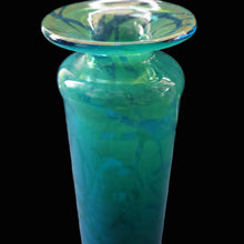 Load image into Gallery viewer, Vintage 1970s MDINA Maltese Glass "Ming Pattern" Slim Bottle Vase. Height 8 3/4 inches
