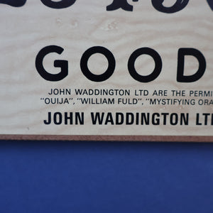 Rare Survivor. 1968 Original WADDINGTONS (after William Fuld) OUIJA BOARD Game. Only Sold for One Year! 
