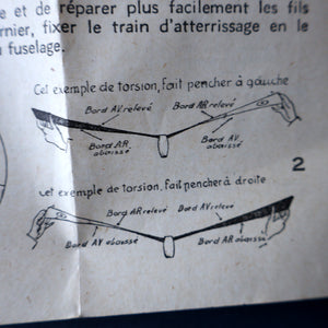Highly Collectable: 1960 Gilder Model Entitled "L'avion De France".  Le Racer Model. Orange Colour