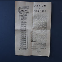 Load image into Gallery viewer, Highly Collectable: 1960 Gilder Model Entitled &quot;L&#39;avion De France&quot;.  Le Racer Model. Orange Colour
