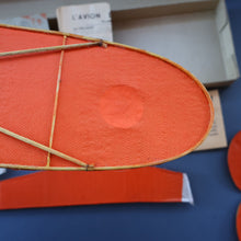 Load image into Gallery viewer, Highly Collectable: 1960 Gilder Model Entitled &quot;L&#39;avion De France&quot;.  Le Racer Model. Orange Colour
