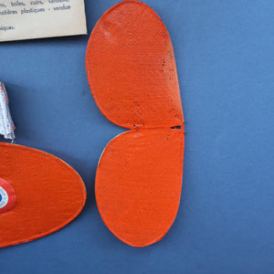Highly Collectable: 1960 Gilder Model Entitled "L'avion De France".  Le Racer Model. Orange Colour