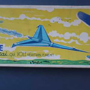 Highly Collectable: 1960 Gilder Model Entitled "L'avion De France".  Le Racer Model. Orange Colour