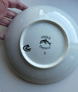 1960s Poole Dish by Carole Cutler Delphis