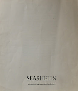 SCOTTISH ART. Limited Edition Screenprint "Seashells" (1971) by Ian Hamilton Finlay