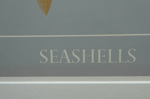 SCOTTISH ART. Limited Edition Screenprint "Seashells" (1971) by Ian Hamilton Finlay