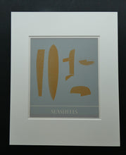 Load image into Gallery viewer, SCOTTISH ART. Limited Edition Screenprint &quot;Seashells&quot; (1971) by Ian Hamilton Finlay
