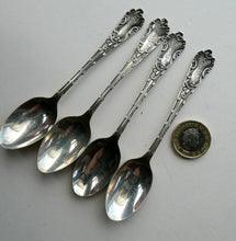 Load image into Gallery viewer, 1901 Edwardian Teaspoons and Silver Sugar Tongs
