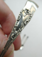 Load image into Gallery viewer, 1901 Edwardian Teaspoons and Silver Sugar Tongs
