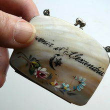 Load image into Gallery viewer, 1930s / 1940s EGYPTIAN Holiday Souvenir. from Alexandria. Mother of Pearl Coin Purse
