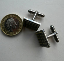 Load image into Gallery viewer, AQUASCUTUM Tartan Cufflinks. In original retail box. UNWORN
