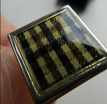 Load image into Gallery viewer, AQUASCUTUM Tartan Cufflinks. In original retail box. UNWORN
