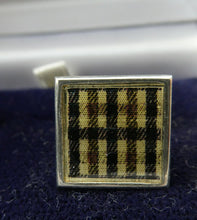 Load image into Gallery viewer, AQUASCUTUM Tartan Cufflinks. In original retail box. UNWORN
